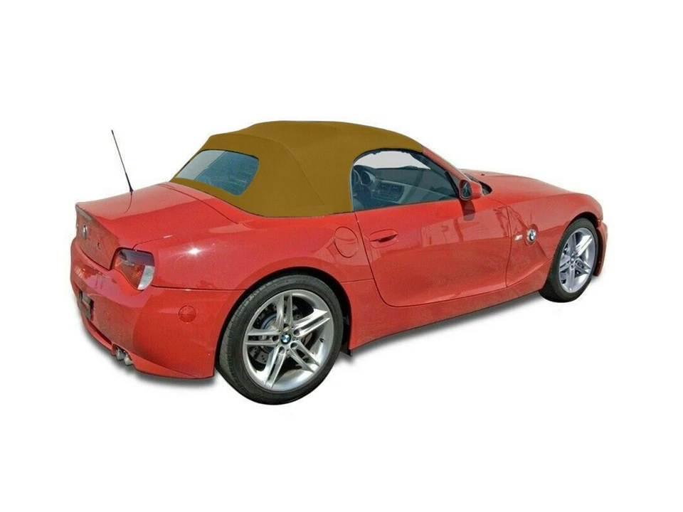 Se adapta a: BMW Z4 convertible techo blando y ventana de vidrio SILLÍN DE CUARZO vinilo 2003-08 Foto 3 de 3