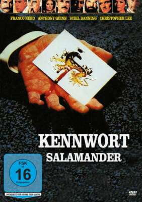 KENNWORT SALAMANDER Franco Nero ANTHONY QUINN Sybil Danning CHRISTOPHER LEE DVD