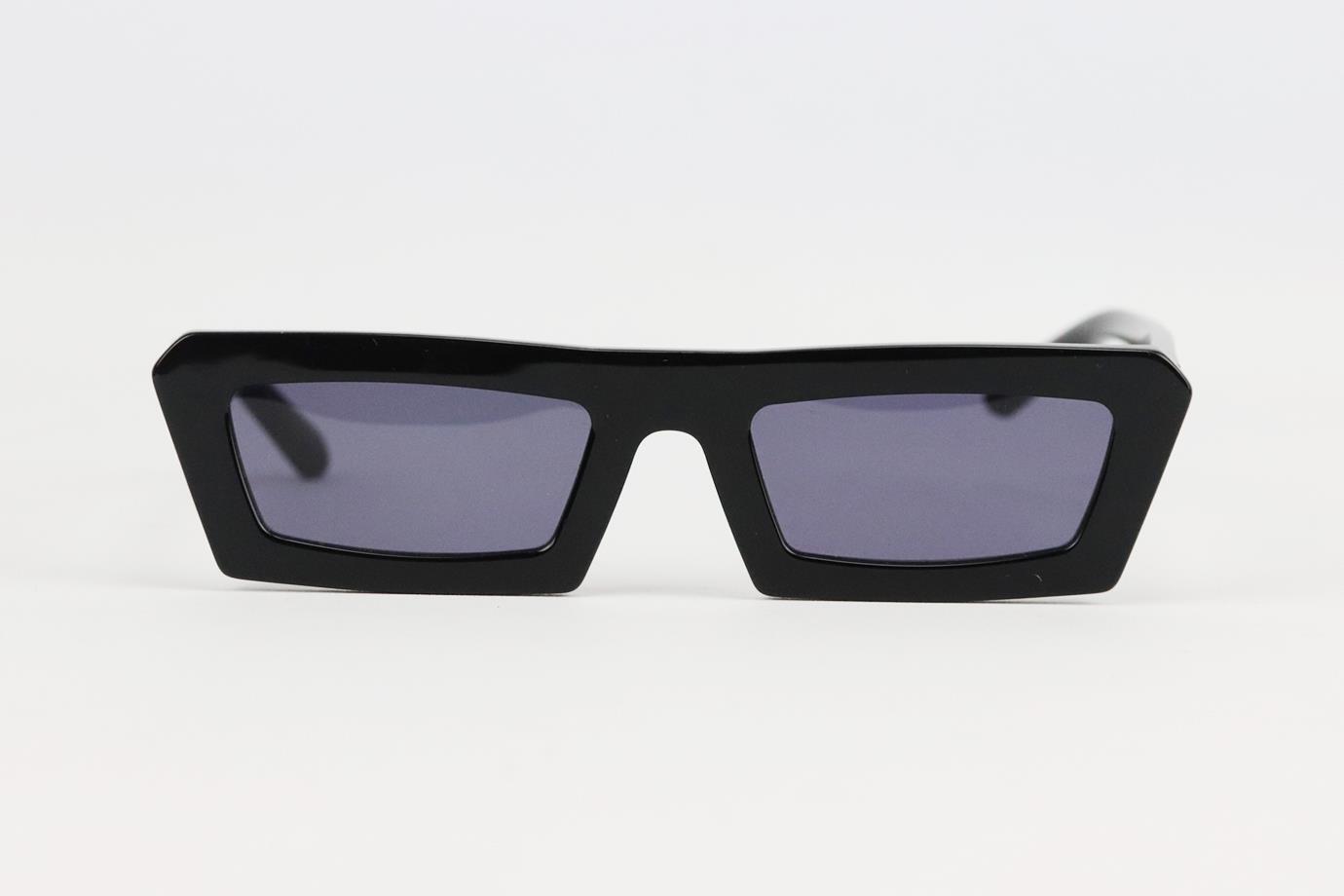 KAREN WALKER RECTANGLE FRAME ACETATE SUNGLASSES - image 3