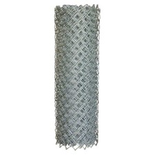 6 Ft. X 50 Ft. 11.5- Gauge Galvanized Steel Chain Link Fence Fabric Diamond Mesh