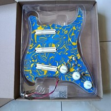 Prewired Loaded Pickguard with SSS Single Coil Pickups for Fender Strat Guitar