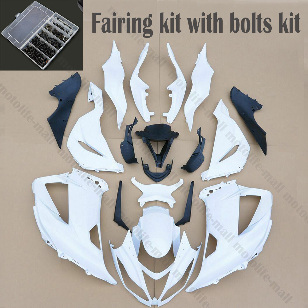 For Kawasaki 2013-2018 Ninja ZX-6R ZX6R ZX636 Unpainted ABS