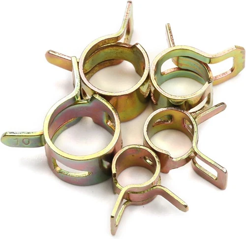 115X Hose Spring Clamps 6-22mm Fastener Fuel Water Line Pipe Air Tube Clips Kit - Picture 2 of 16