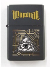 NWO Illuminati Pyramid All Seeing Eye AI Internet Dark Web RFID NSA Lighter 666
