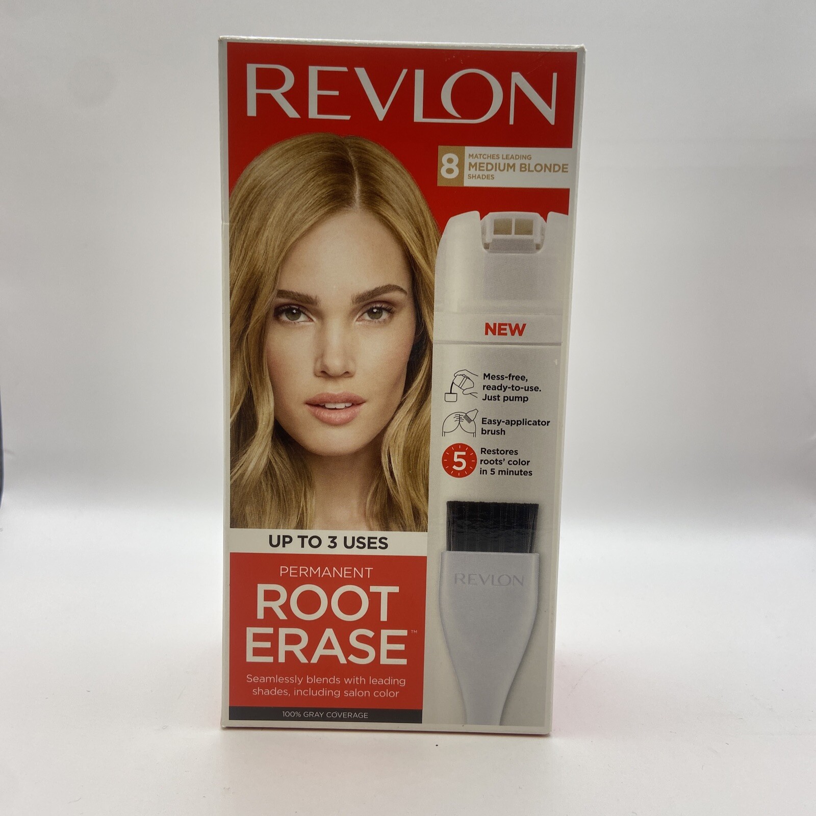 Revlon Permanent Root Erase with Applicator Brush - 8 Medium Blonde