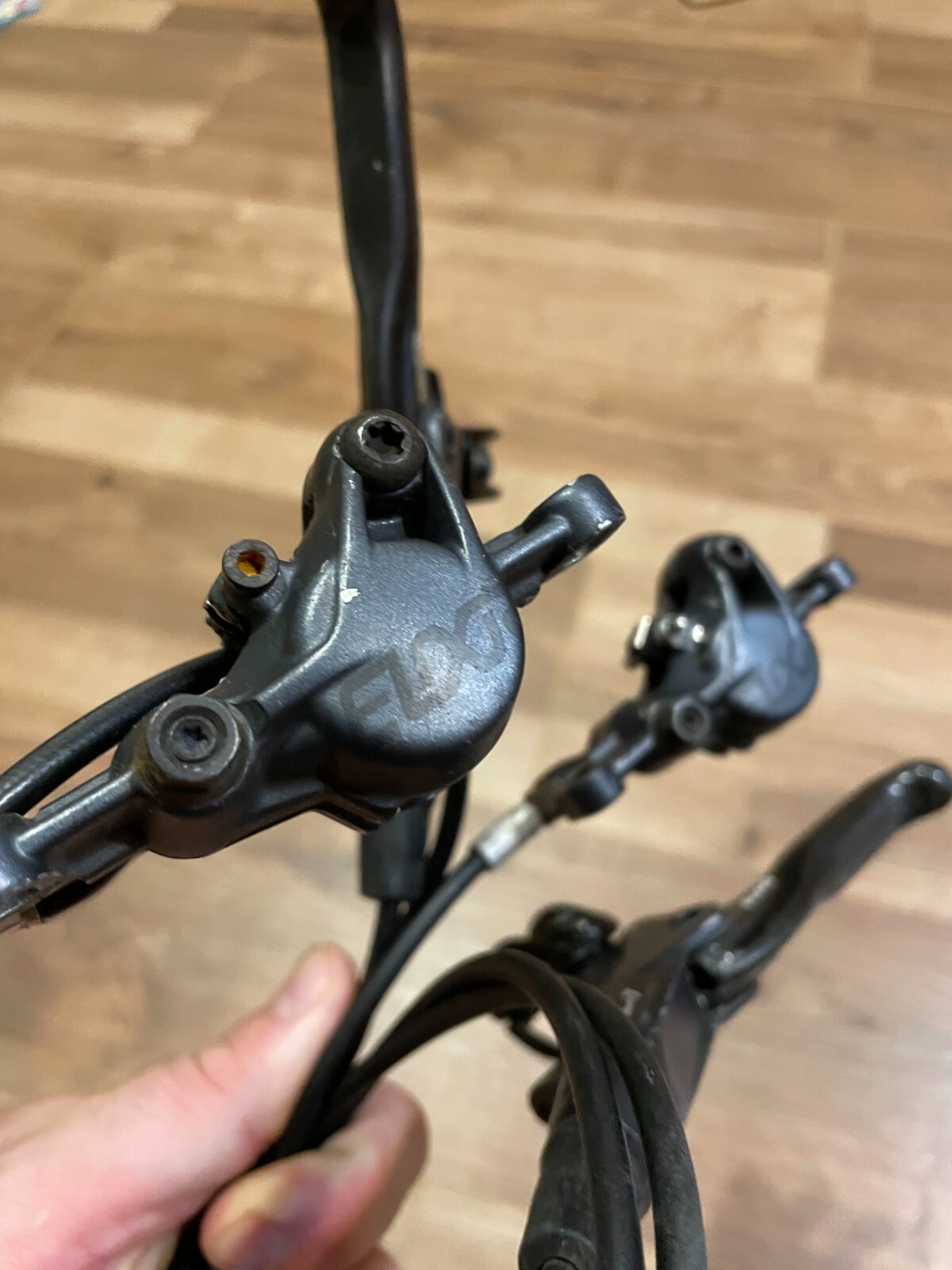 Avid Elixir 7, brake set, carbon brake lever, faulty eBay