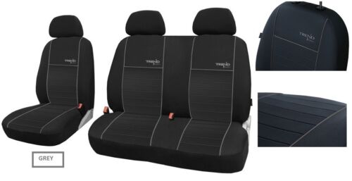Fundas de asiento de tela para furgoneta a medida 2+1 CITROEN JUMPY 2017 2018 2019 2020 2021 2022 - Imagen 7 de 10