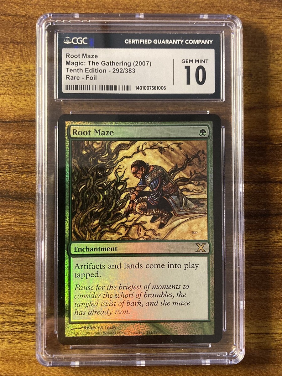 MTG✨ROOT MAZE FOIL✨Tenth Edition CGC 10 GEM MINT RARE
