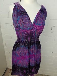 purple slinky dress