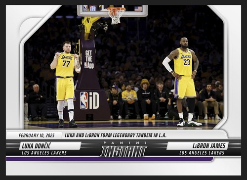2025 PANINI INSTANT ⭐ LUKA DONCIC & LEBRON JAMES DEBUT ☄️ N. 343 - Foto 1 di 2