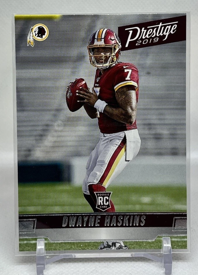 Dwayne Haskins trading card