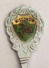 Vintage Souvenir Spoon US Collectible Wisconsin