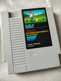 Vintage NINTENDO NES Asian GOLF CIB complete Rare