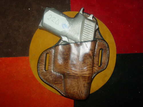 Sig Sauer P 220hi rise leather holster burnish brownKwik& Free
