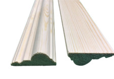 Dado Rail Decorative Moulding Traditional Style, Pine Wood 115cm