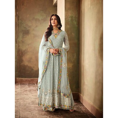 slim fit dress slacks Buy Maroon Art Silk Heavy Emboidered Anarkali Gown main image 1