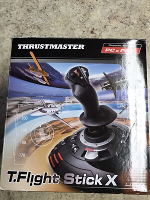 Thrustmaster T-Flight Stick X Joystick V.4 For PC And PS3 USB Cable Controller