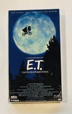 E.T. the Extra-Terrestrial VHS Tape w/ RARE GREEN FLAP - Factory Sealed - 1988