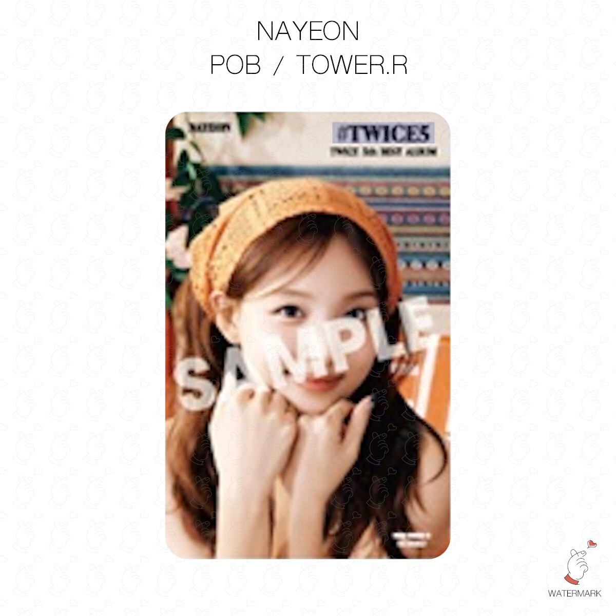 TWICE #TWICE5 JAPAN BEST ALBUM PHOTOCARD POB PHOTO CARD TOWER