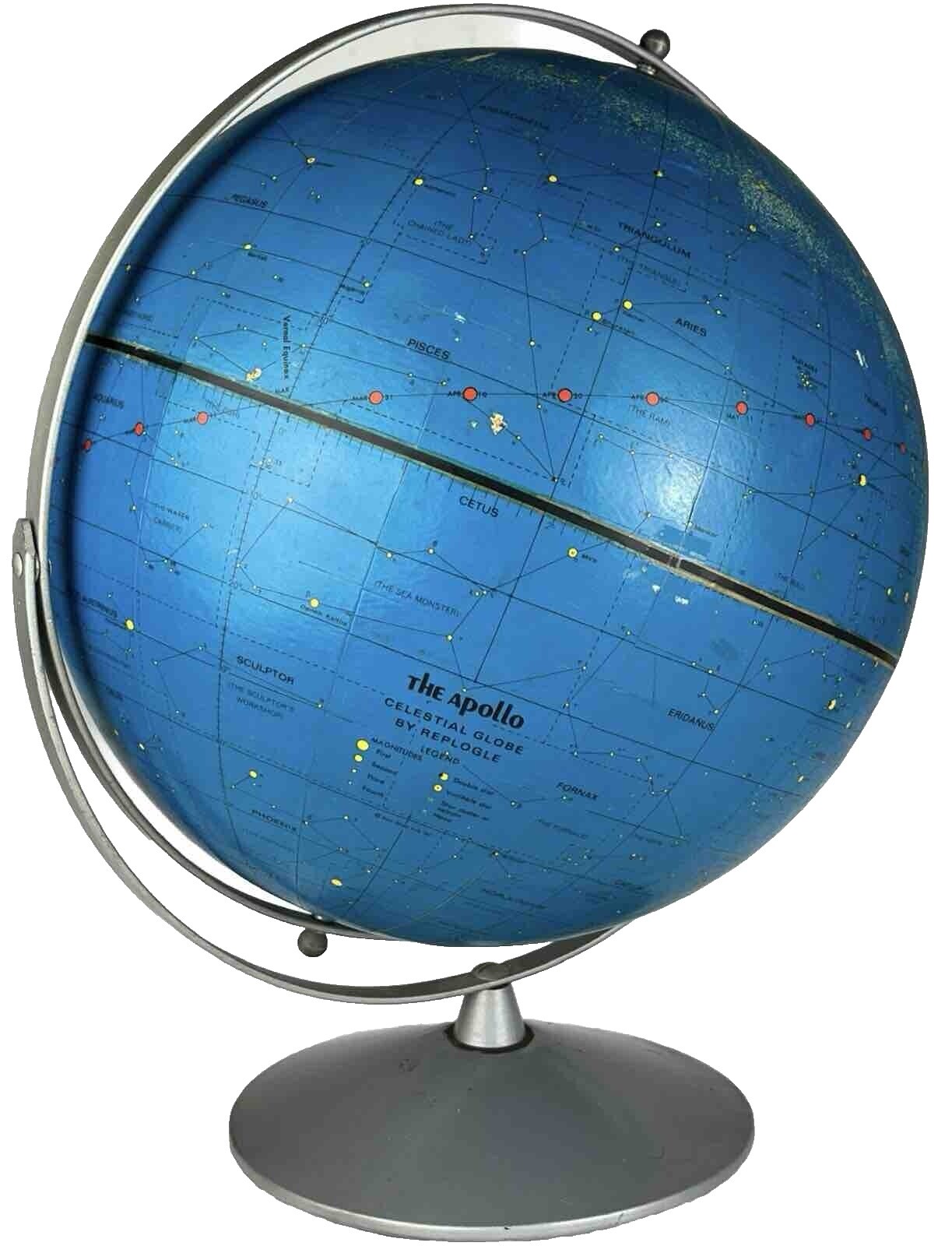 Gold Antique Original Antique World Globes & Celestial Globes for