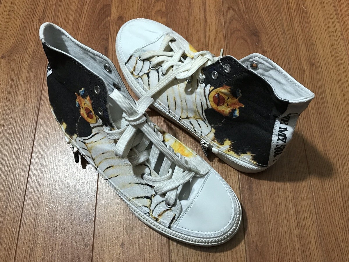 zipz California YVC Love My Soul Graphic High Top Sneakers Men Sz