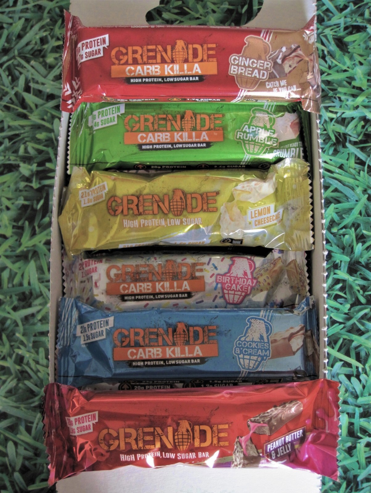 RARE! 12 x Grenade Carb Killa APPLE RUMBLE/GINGERBREAD/ASSORT MIX