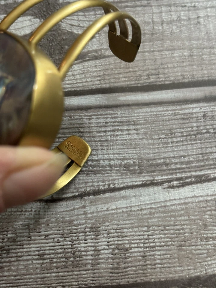 Charles Albert Blister Pearl Cuff Bracelet Alchemia RARE FIND! - Image 3 of 4