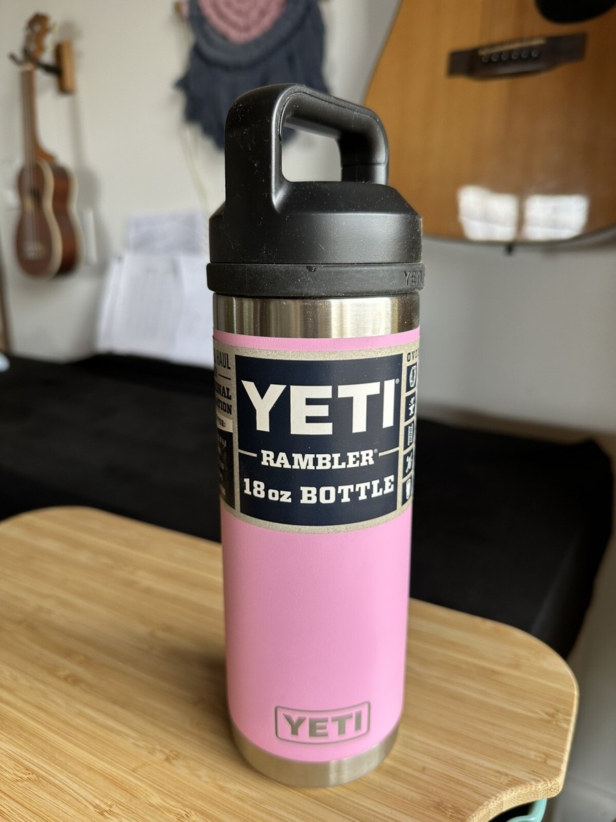 YETI 18oz Rambler Bottle with Chug Cap - Power Pink (Limited