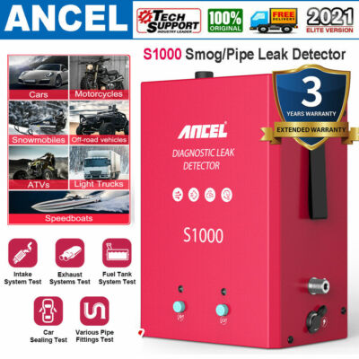 ANCEL S1000 EVAP Gas Leakage Analyzer Car Smoke Leak Detector Tool Truck Motor