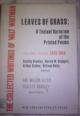 Walt Whitman - The collected Writings (in 3 großen Bänden) Leaves of Grass