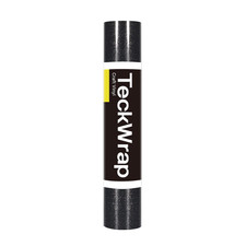 Glossy Black Glitter Permanent Vinyl 12" X 5Ft Roll, Shimmer Adhesive