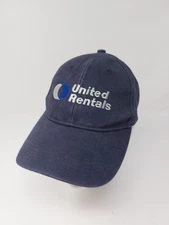 United Rentals Lightly Faded Strap Back Hat Adjustable Cap