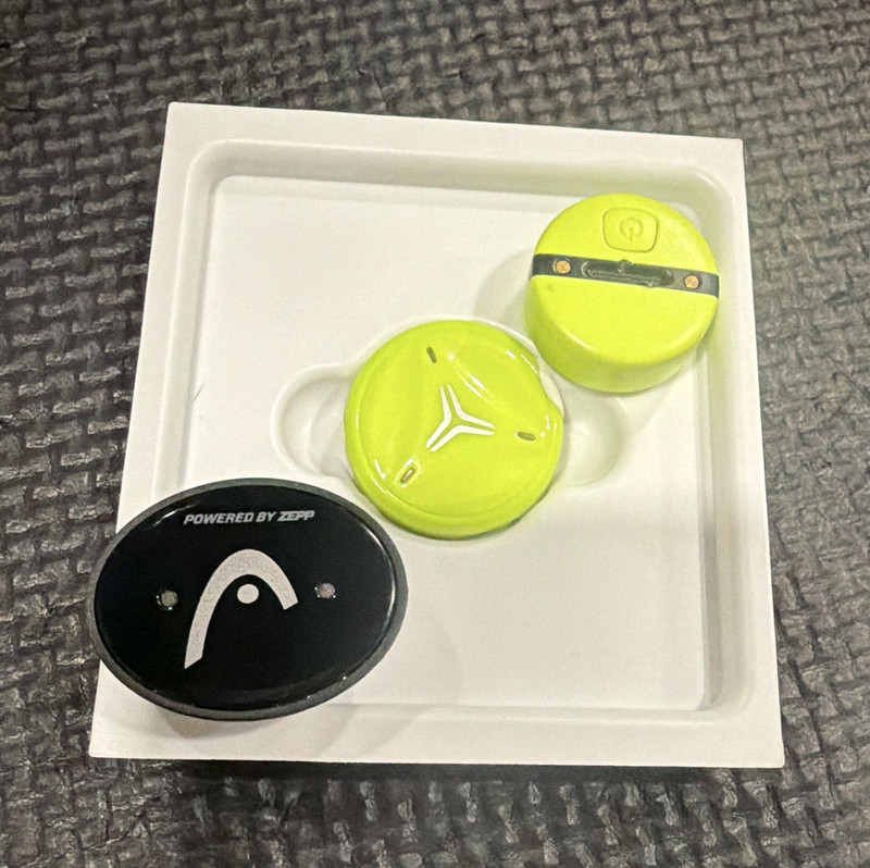 HEAD Tennis Sensor Zepp LOT  w/ Mounts, 3M Adhesive Discs & USB Cable (READ!!!)