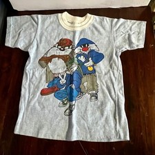 VTG 1993 Looney Tunes Hip-Hop Gangster Tee Youth Medium