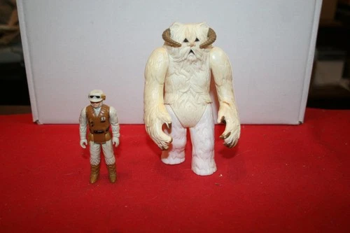 VTG STAR WARS HOTH WAMPA & REBEL FIGURE 1981 Kenner Empire Strikes Back