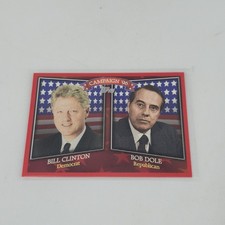 2008 Topps Bill Clinton vs. Bob Dole Campaign '96 Historical Matchups 