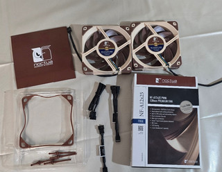 Noctua NF A12x25 120 mm Lüfter 4 PIN PWM 2 Stück gebraucht