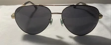 Godiva Aviator Sunglasses Gold Frame Green Lenses 58mm