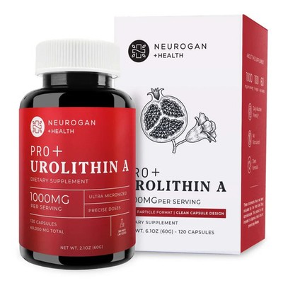 Neurogan Urolithin A Pro 1000mg 120 Capsules Cellular Health Support