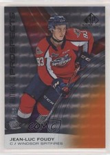 2019 Upper Deck SP Game Used CHL Edition Orange 149/199 Jean-Luc Foudy #69 0x1