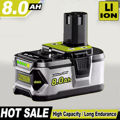 18V 8.0Ah Akku für RYOBI One Plus Lithium RB18L50 P108 P104 Batterie 18 Volt DE