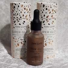 2 pc- Tan Luxe Super Gloss Illuminating Bronzing Drops 1.01 fl oz NIB exp 7/25