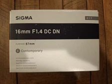 Sigma 16mm F/1.4 DC DN Contemporary Lens for Micro Four Thirds