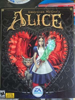 EA GAMES AMERICAN MCGEE'S ALICE VIDEO GAME W/BOOKLET AND DISC
