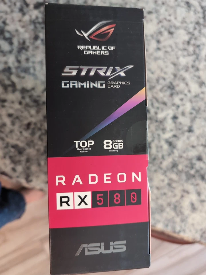 Placa de Vídeo ASUS Radeon RX580 8GB ROG-STRIX-RX580-08G-GAMING - Imagem 2 de 4