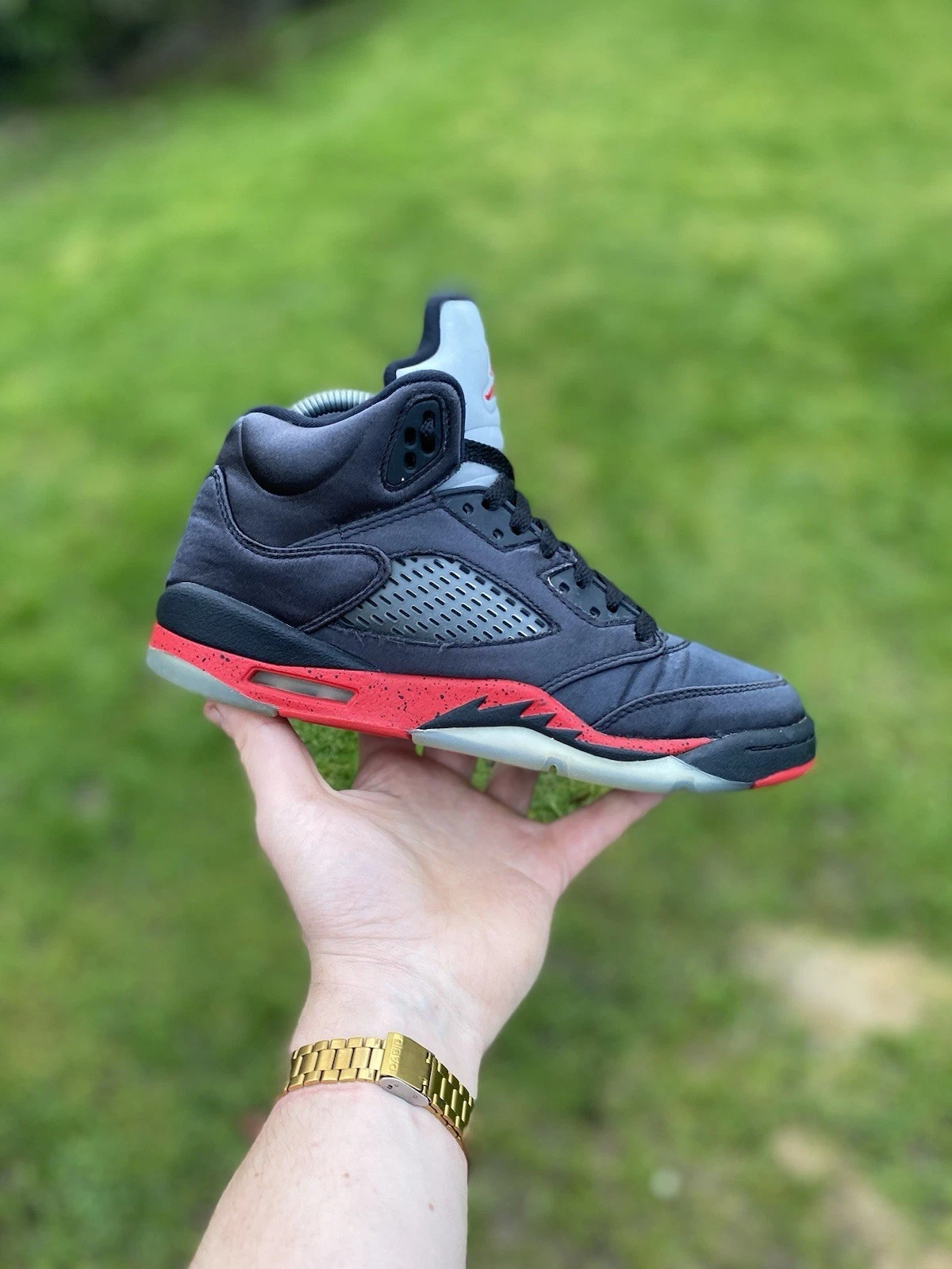 JORDAN 5 'SATIN BRED' UK 6