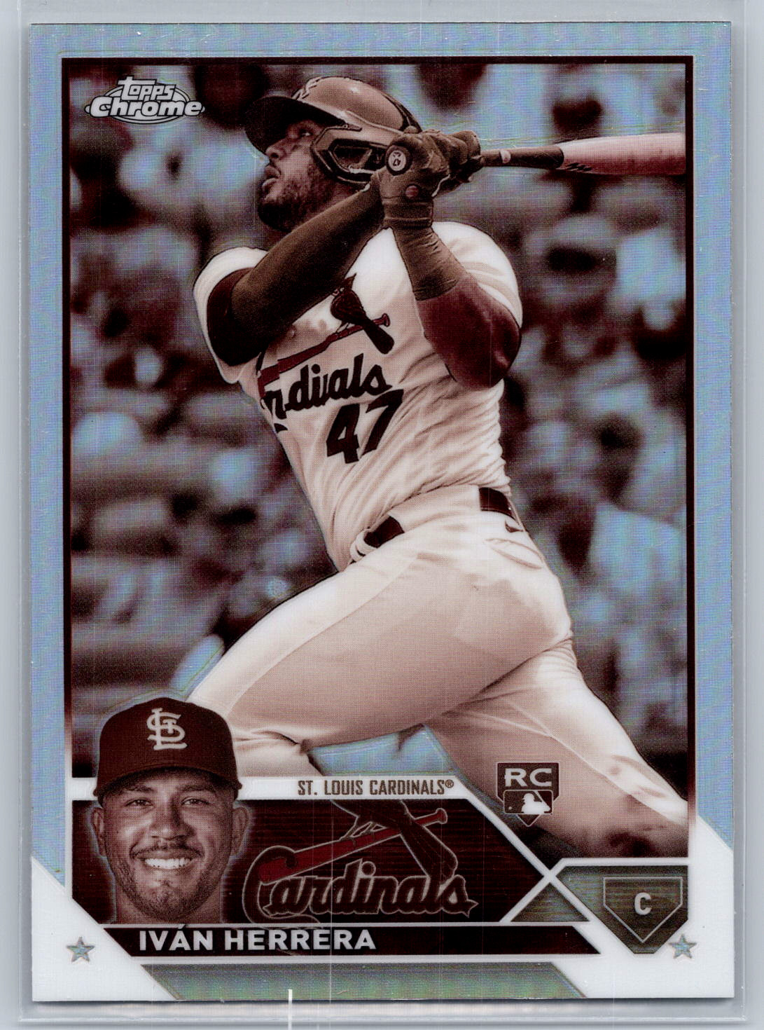 2023 Topps Chrome - Ivan Herrera #177 Sepia Refractor (RC)
