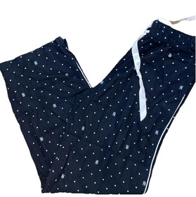 Victoria's Secret Pajama Set Black White Polka Dots Pants Long Sleeve Size Small