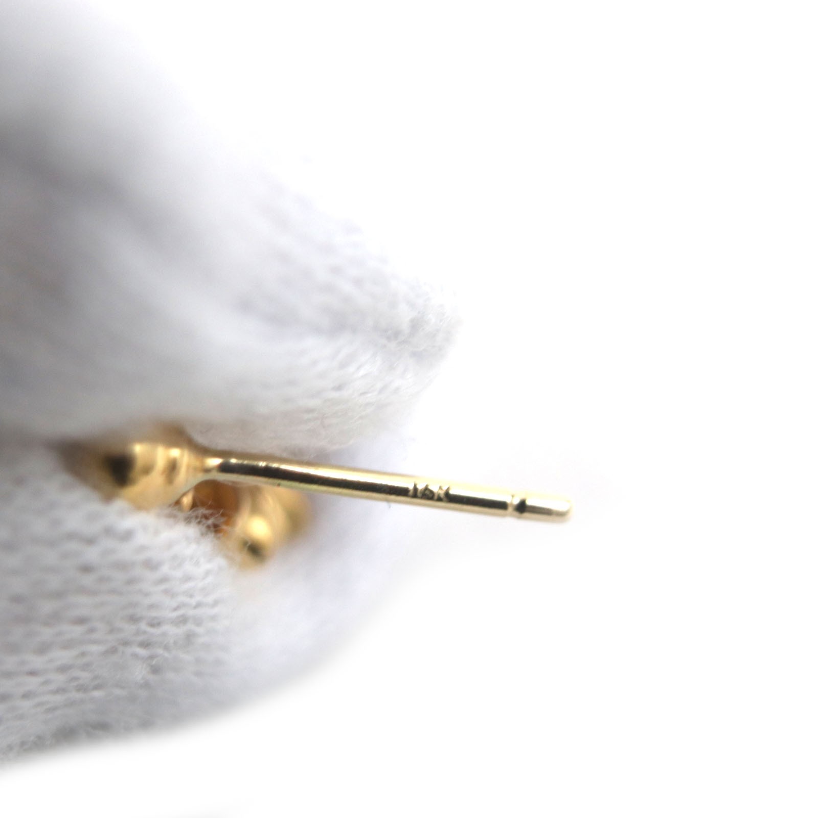 Great CHROME HEARTS Pierce Tiny ECH Plus 2P diamond gold 22K mens thumbnail 6