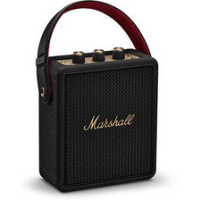 Marshall STOCKWELL III Black and Brass Bluetooth Speaker STOCKWELL3-B-AND-B